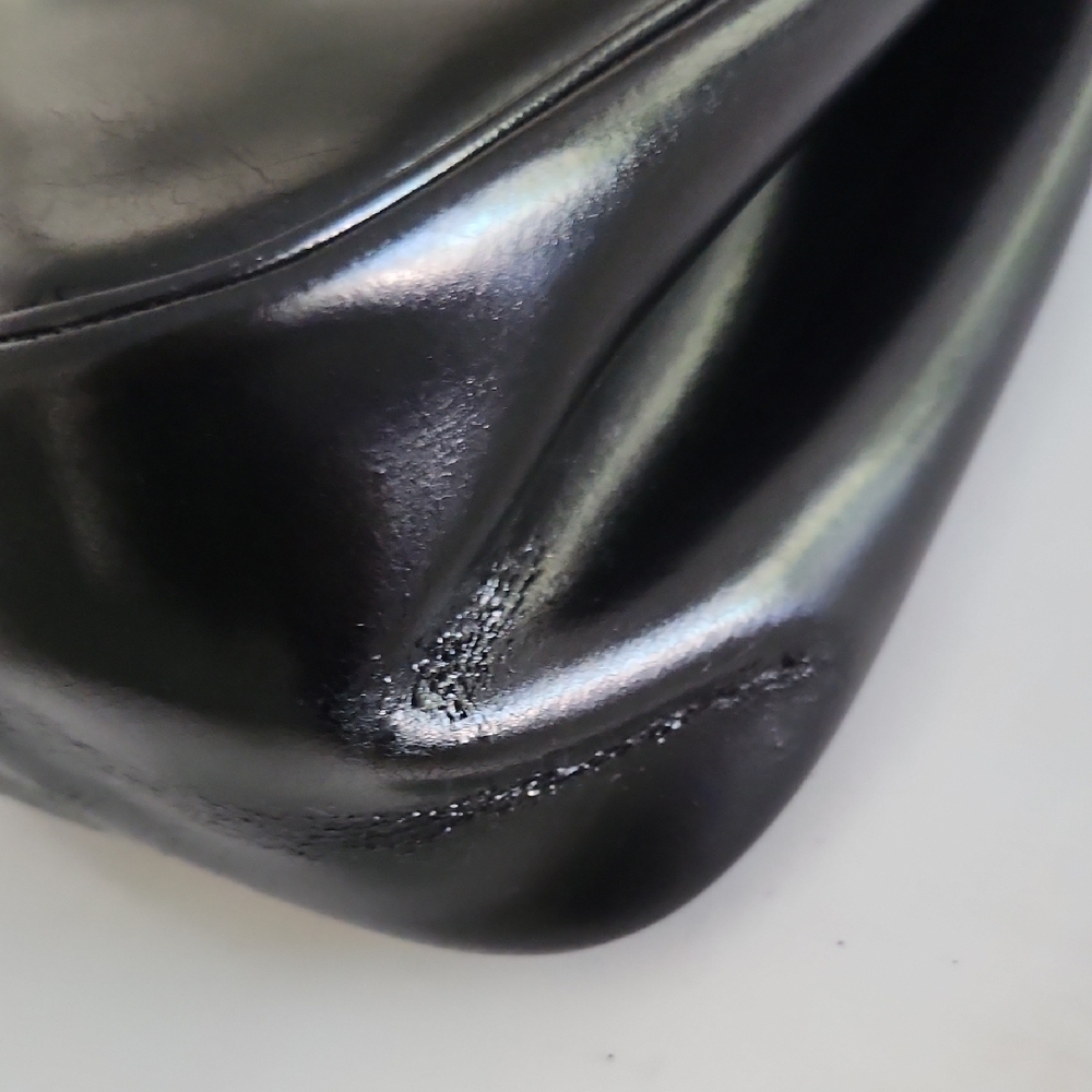 Longchamp Black Leather Tote Bag..Stunning Quiet Luxury! - Picture 11 of 15